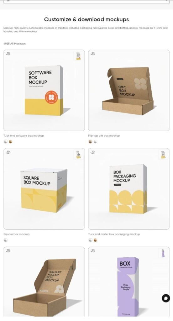 Pacdora Review 2025: Is This the Best Packaging Design Tool for You? 4 Pacdora 3D interior design