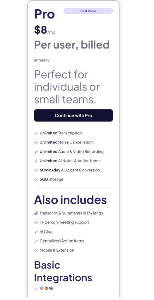 Krisp.ai pricing